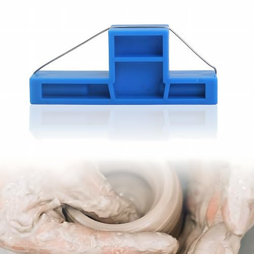 Pottery Tools for Clay, Clay Cutting Tool - 2.7 x 1.1 Inch, Small Steel Wire Cutter, Pottery Angle Cutting Tool with Flexible Steel Wire, Trimming Tool for Ceramic Sculpting, Clay & Pottery