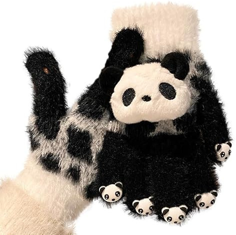 SJTJSPX Guanti invernali da donna e ragazza, guanti caldi in peluche, guanti termici con schermo tattili, guanti spessi antivento per sci, bicicletta, ciclismo, moto, guida, sport