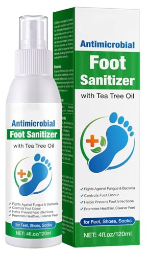 Brume Déodorante pour Pieds | Brume Neutralisante Anti-Odeurs - Solution Quotidienne Sans Gras 120ml pour Maison Voyage Salle de Sport Camping Chambres