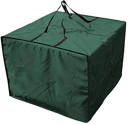 Aufbewahrungstasche für Palettenkissen, Wasserdichte und UV-Schutz Aufbewahrungstasche Kissen Garten, Loungekissen Aufbewahrung Tasche, Gartenpolster Schutzhülle für Patio Möbel Kissen (Grün)