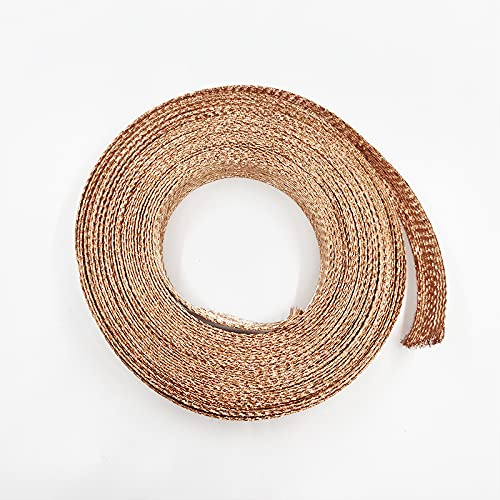 Guaina Per Cavi Elettrici Flessibile Scudo Rame 10m Network 2mm-20mm Manica Cavo Anti-interferenza Intrecciata For Altoparlante Audio Alimentazione Guaina Metallo(20mm)