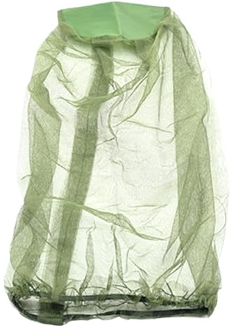 Red Transpirable para la Cabeza, Capucha contra Moscas para el Cuello y la Cara, Equipo Protector con Cubierta de Malla, Accesorio de protección contra Insectos para Caza, Senderismo y Trabajo