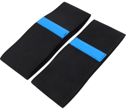 COMPUKAS 2 Pièces Couvre-chaussures de Patinage Élastiques Résistants à Usure Portables pour Patins à Glace et Roller Protection Pratique pour Chaussures de Skate