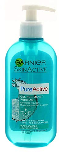 GARNIER -Pure Active Gel Nettoyant Purifiant - 200 Ml