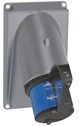 Bouchon obturateur pour fiche et fiche inclinée Hypra et P17 caoutchouc IP44 2P+T et 3P+T 32A et 3P+N+T 16A