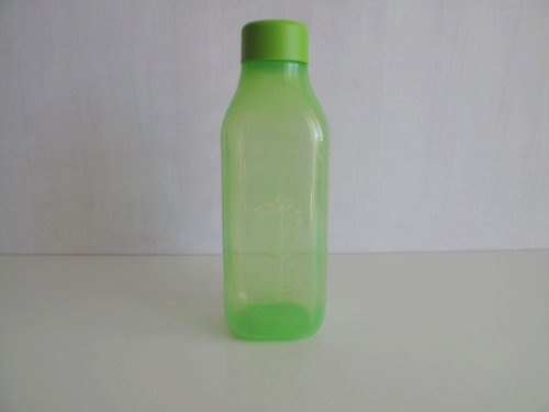 TUPPERWARE To Go Eco 1,0 L grün Quader Trinkflasche Öko Flasche Ökoflasche