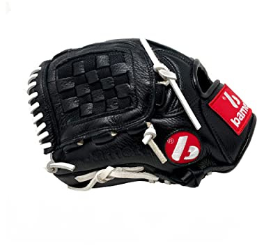 GL-115 REG Gant de Baseball Cuir de compétition Infield 11.5, Noir (REG (pour droitier Le Gant se Porte à Gauche))
