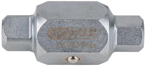 KS Tools 150.9394 Stecknüsse für Ölablassschrauben, 6-kant 12mm+4-kant 11mm