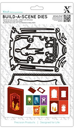 Xcut Details zu Stanz- und Pr?geschablonen Shadow Box Dies - Theater (6 Schablonen)