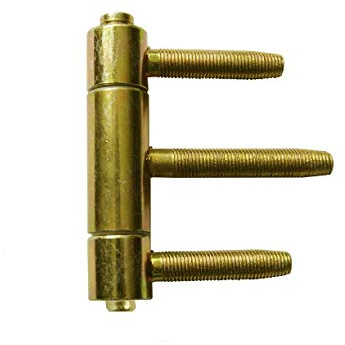 Einbohrband 3-tlg. mit Stiftsicherung, 20 mm, Stahl/Gelb verzinkt ; 1 Stück (Gelb)