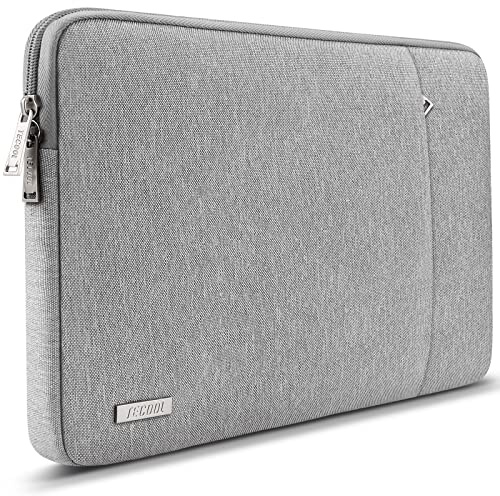 TECOOL 14 Zoll Laptoptasche LaptopHülle für 14” Notebook,Mac Air 15,Grau | Wasserdicht Laptop Tasche 14 Zoll für 14” Lenovo ideapad HP Pavilion Acer Dell Chromebook,MacBook Air 15 M5 2026 Schutzhülle
