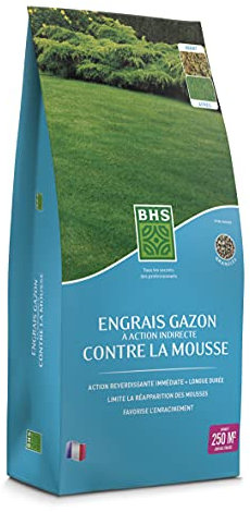 BHS VMO75 Vital'mooss 7,5kg Forte Concentration En Potasse Pour Un Gazon Plus Résistant Aux Stress Et Aux Piétinements