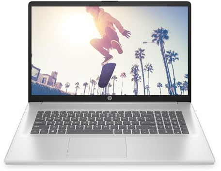 HP 17 - Silber - 17,3 FHD - Core i5 1235U - RAM: 16GB - SSD: 1000GB - Windows 11 Pro - Office 2021 Pro #mit Funkmaus +Notebooktasche