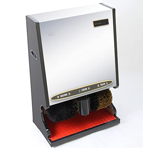 Cireuse à chaussures Machine automatique de nettoyage de chaussures avec brosse à chaussures, cireuse à chaussures électrique pour machine de nettoyage de chaussures avec brosse à chaussures, cireuse