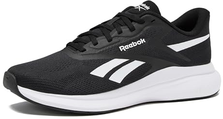 Reebok Energen Run 4 Running Shoes for Men, Lightweight Athletic Mens Sneakers Size 6.5 to 14, White or Black, Black/White, 10.5