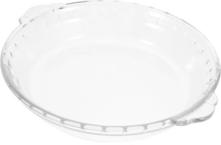 FUNOMOCYA Teglia in Per Torta Da Teglia in Resistente Al Calore Tortiera Trasparente Per Cucina Domestica Per Cuocere Torte Quiche e Crostate