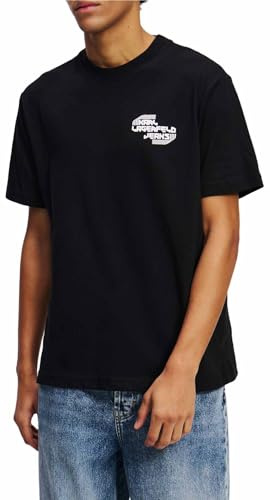 Karl Lagerfeld Jeans Hombre Regular Sport Logo T-Shirt Black L