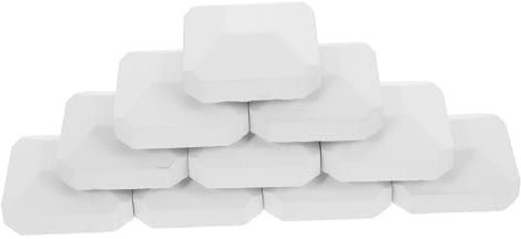 OFFSCH 10pièces Lot De Briquettes Cordiérite Pour Barbecue à Gaz Résistantes Aux Hautes Températures Pour Barbecues Familiaux Plein Air