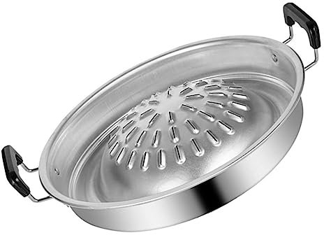 IMIKEYA Plancha Para Barbacoa Coreana De Aluminio Multifunción Bandeja Reutilizable Para Acampar y Picnic