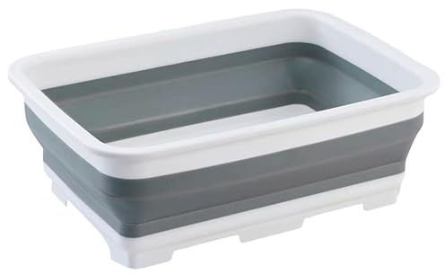 Bassin à pieds pour piscine, baignoire de pieds pliable, grand nettoyeur portable, design de lavage rapide, solide et léger, pour plage, camping, terrasse, utilisation en extérieur, 37 x 27 x 12 cm