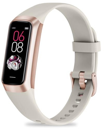 ST-CARE Fitness Tracker with Step Counter/Calories/Stopwatch, Activity Tracker, Health Tracker with Heart Rate Monitor, Sleep Tracker