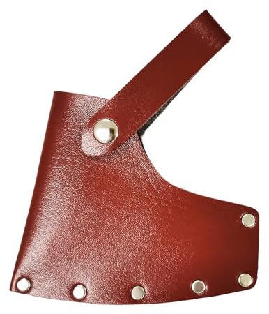 Whoasyst Hatchets Storage Case Adjustable Waist Pack Design Secures Fit PU Leather Texture For Camping Forestry And Wilderness Use Axes Cover For Camping