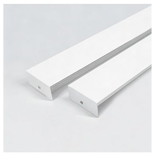zklaseot Corrimano per Scale A LED con Sensore di Movimento, Corrimano Luminoso A Parete, Ringhiere in Lega di Alluminio, per Terrazze Esterne E Scale Interne(White-White Light,100cm/3.3ft)