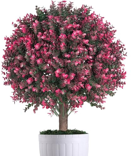 Genérico Plantas Artificiales de Exterior - Cipres de Pared con Estacas de Sujecion | Plantas de Exterior Resistentes al Sol | para Jardín Patio Porche Interior Decoración del Hogar Oficina