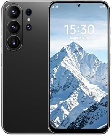 QrZrQ 4G Smartphone, 6.6 HD+ Incell Display, 4GB RAM+32GB ROM (TF 256GB), 5000mAh Battery, Android 12, Dual Nano SIM, 16MP+13MP Camera, Face Unlock, OTG (Black)