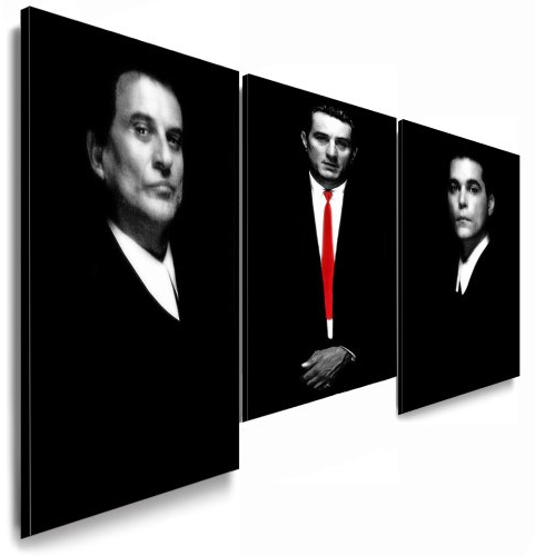 Goodfellas Kunst auf Leinwand Bilder 120x80cm k. Poster ! Bild fertig auf Keilrahmen ! Pop Art Gemälde Kunstdrucke, Wandbilder, Bilder zur Dekoration - Deko. Film/Movie/Tv Stars Kunstdrucke