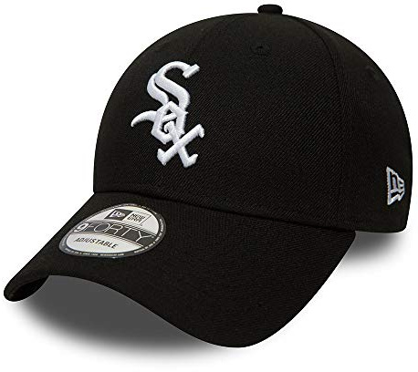 New Era 9Forty Adjustables Chicago White SOX Black White, Size:ONE Size