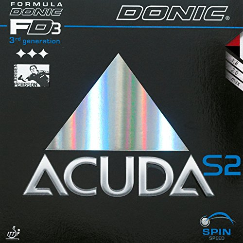 Donic Acuda S2 - Rivestimento, Rot, 2,0 mm