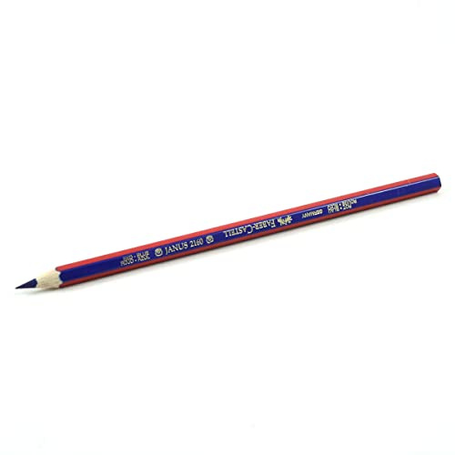 Faber-Castell 116000 - Caja de 12 Lápices Janus - Rojo/Azul