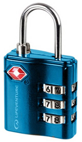 Lifeventure TSA Approved Luggage Padlock 3 Digit Heavy Duty Zinc Alloy Security Padlock, Combination Padlock, Code Lock For Suitcase Luggage Gym Locker
