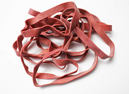 ALCO-Albert 7611 Rubber Bands 130 x 10 mm 1 kg Bag Red