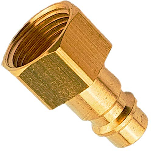 MegaHaustechnik Steckverbinder Verschraubung 7,2 x 1/4“IG Pneumatik Fitting für Druckluft-Schlauch-Außendurchmesser 7,2mm zum Stecken, mit Innengewinde 1/4 Zoll, Übergang Schnellkupplung Anschluß