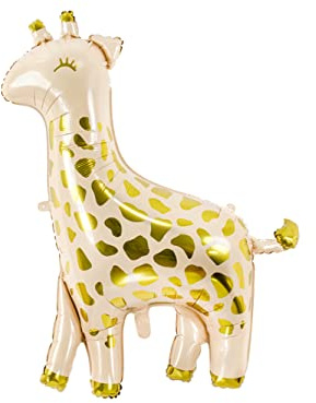 Globo foil mylar con forma de jirafa 80 x 102 cm