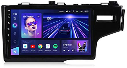 Android 10 GPS Navegador Coche para Honda Jazz 3/Fit 3 2013-2020 - FM RDS AM Radio del Coche, Conexión a Internet WiFi/5G, Soporte DSP Carplay Android Auto/BT Llamadas Manos Libres,Rhd,7862: 4+64
