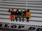 Greenhills F766 Scalextric Carrera Group of 5 Hand Painted Seated Spectators 1.32 Scale - New