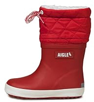 Aigle Unisex Kinder Giboulee 2 Gummistiefel, Rot Weiß, 26 EU