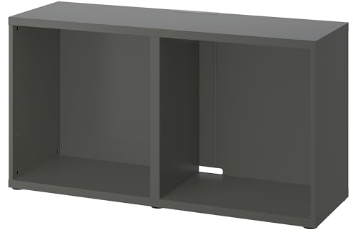 BESTÅ TV-Bank, 120 x 40 x 64 cm, dunkelgrau