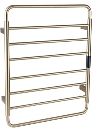 Electric Heated Towel Rack, 100W Heated Towel Rail Ladder-Shaped Radiator Towel Rail Household 110-220V Multilayer Electric Towel Warmer Rack with Thermostat Wall Mounted Electric Towel Radiator