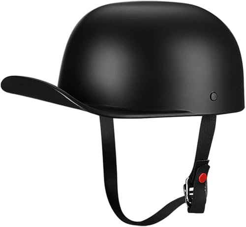 GKCEGHKS Casco A Scodella Scooter Motorino Aperto Caschi da Moto Mezzo Elmetto Moto retrò Casco Scooter Mezzo Casco Scooter Crociera Bicicletta ECE Omologato Portatile Mezzi Caschi Jet