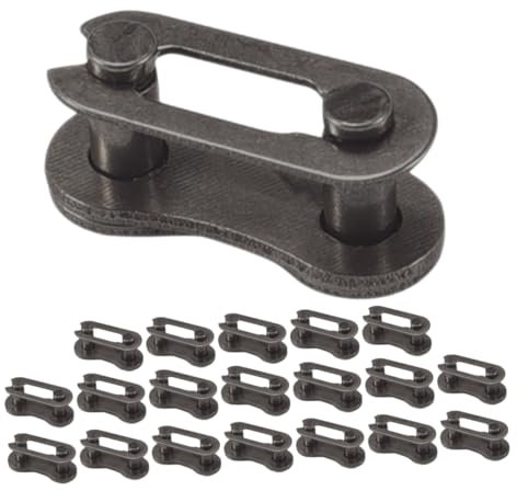 BELLIFFY 20pcs Bicycle Link Chain Metal Bike Chain Link for Speed Bikes Single Speed Connector