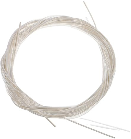 Levemolo Klassische Gitarrensaiten Satz aus Nylon und Metall für Bessere Klangleistung Flexible Nylonsaiten Geeignet zum Spielen und Auftritt Tragbares Design
