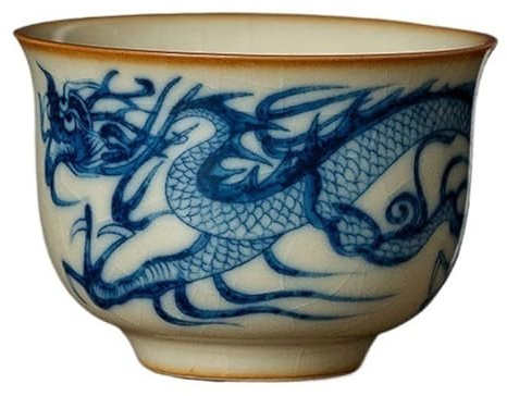AERTSDFGT Tazas de té Pequeñas Taza de cerámica for el hogar, taza individual, creativa, Personal, hecha a mano, pequeña taza de té, juego de té, taza de té Taza de té de Kungfu