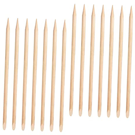 TOPPERFUN Bâtonnets à Cuticules 100 Pièces Bâtons De Manucure Et Pédicure Outils Nail Art Pour Salon Ou Usage Personnel
