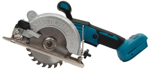 Owneed Akku Mini Kreissäge, 2280W Akku Kreissäge, 6000 U/min, Kupfermotor, Diagonal-Schneidung, für Werden, Darunter Holz, Stein, Metall, Kunststoff usw
