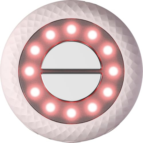 Trendlox Appareil de tonification du visage et de renouvellement de la peau avec micro-courant et lumière LED rouge, bleue et proche infrarouge - Soutient une peau plus ferme, plus lumineuse et