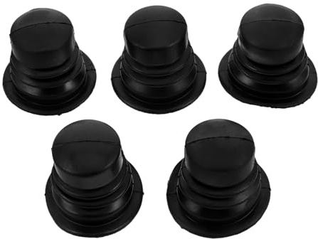 Angoily 5pcs Washing Machine Drain Valve Core Rubber Seal Kit, Thickened Rubber Pipe Bung for Twin Tub Washers, Washing Machine Hose Sealer and Drainage Accessory